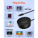 USB C Docking Station 7-in-1 USB C Hub with Dual HDMI Ports