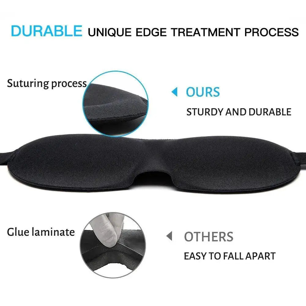 Ultimate Comfort 3D Sleep Mask Travel Light Blocking
