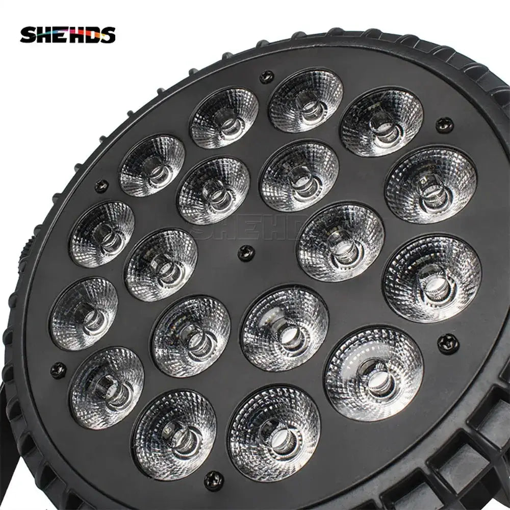 Shehds 2 Pack 18x18W LED Par Wash Lights for DJ Parties