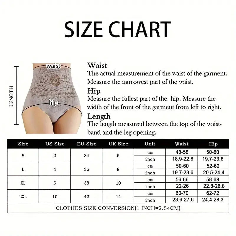 High Waist Abdomen Shaper Briefs Waist Trimmer Hip Lift