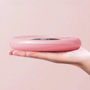 USB Cup Warmer With 3 Temperature Settings 55C 65C 75C Pink Keeps Drinks Warm