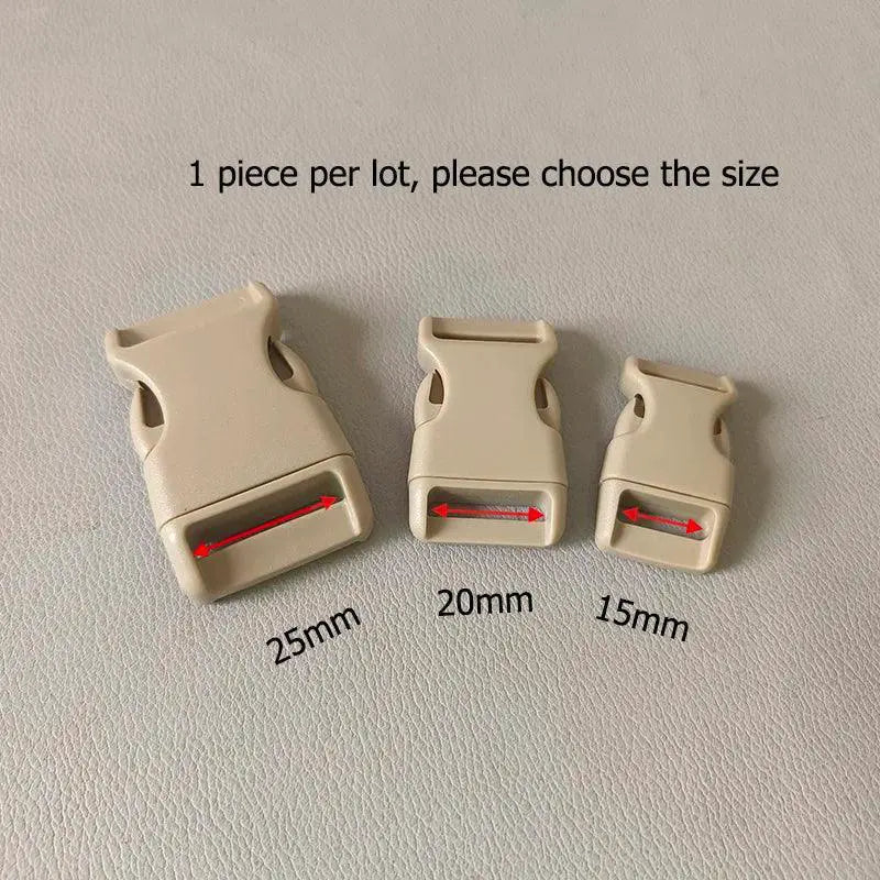 Colorful Plastic Curved Release Buckle for Bags and Straps