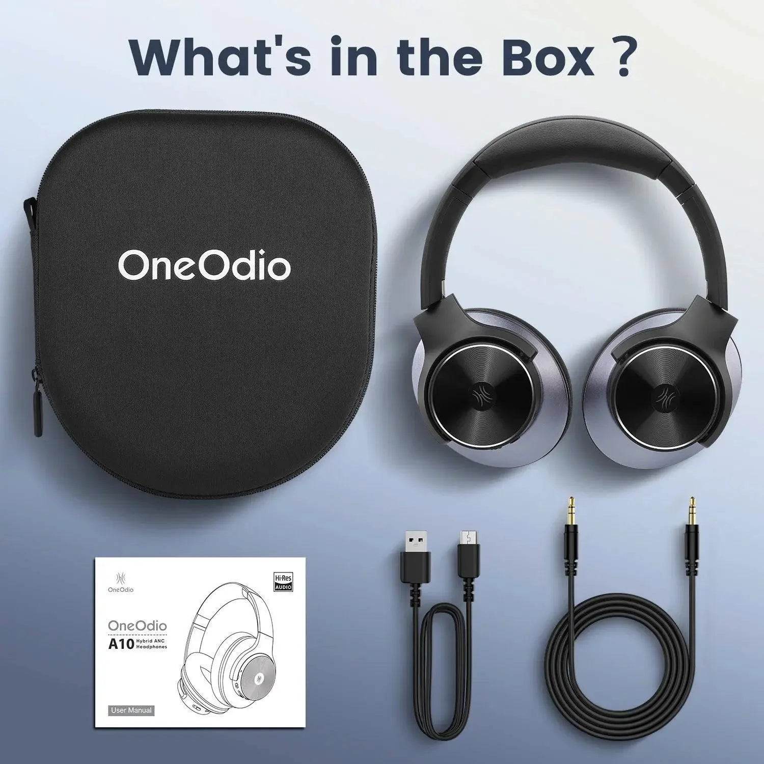 OneOdio A10 Wireless Noise Cancelling Headphones Premium