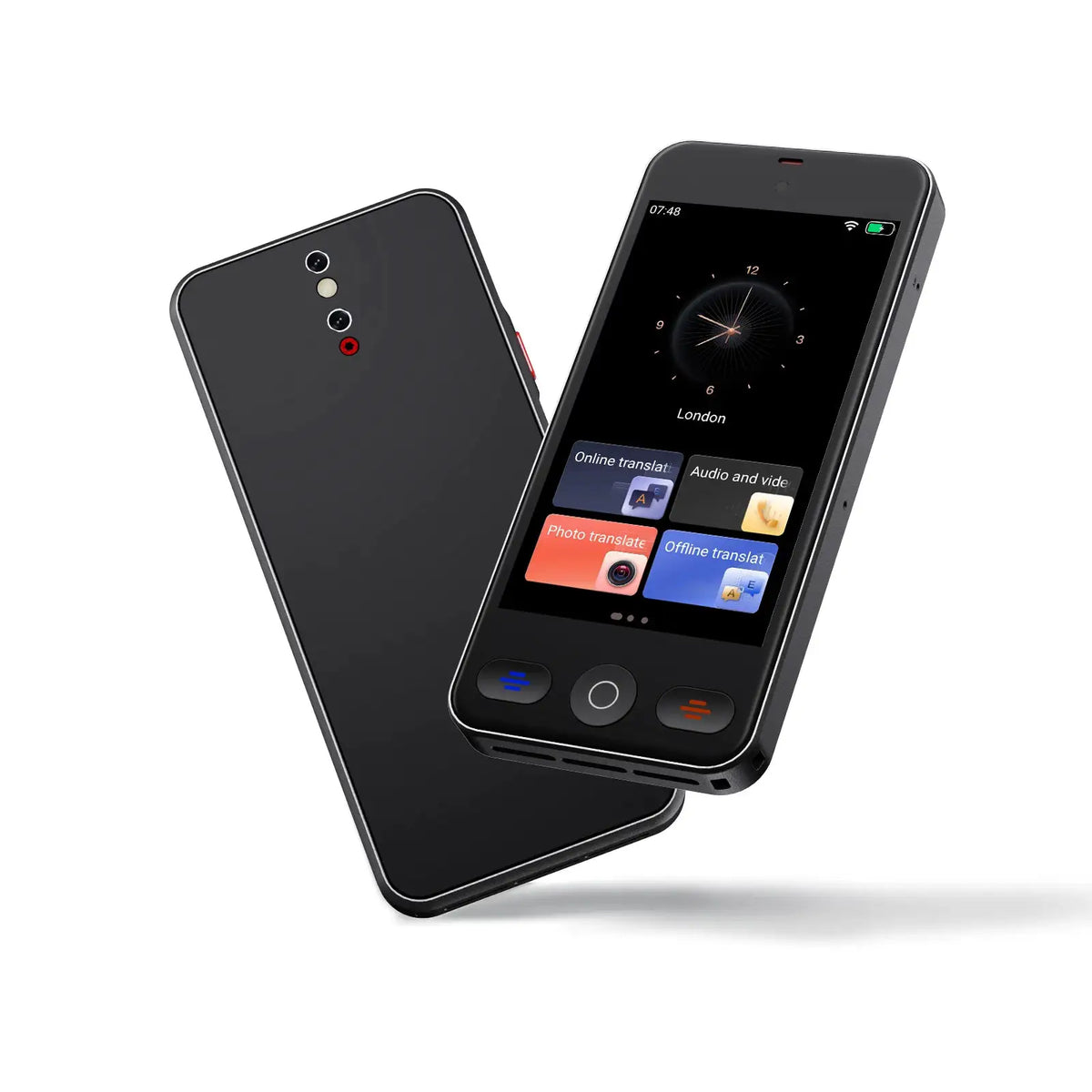 Language Translator Device with 148 Languages Voice Portable Ai Translating Offline Translation Support Voice Video Recording