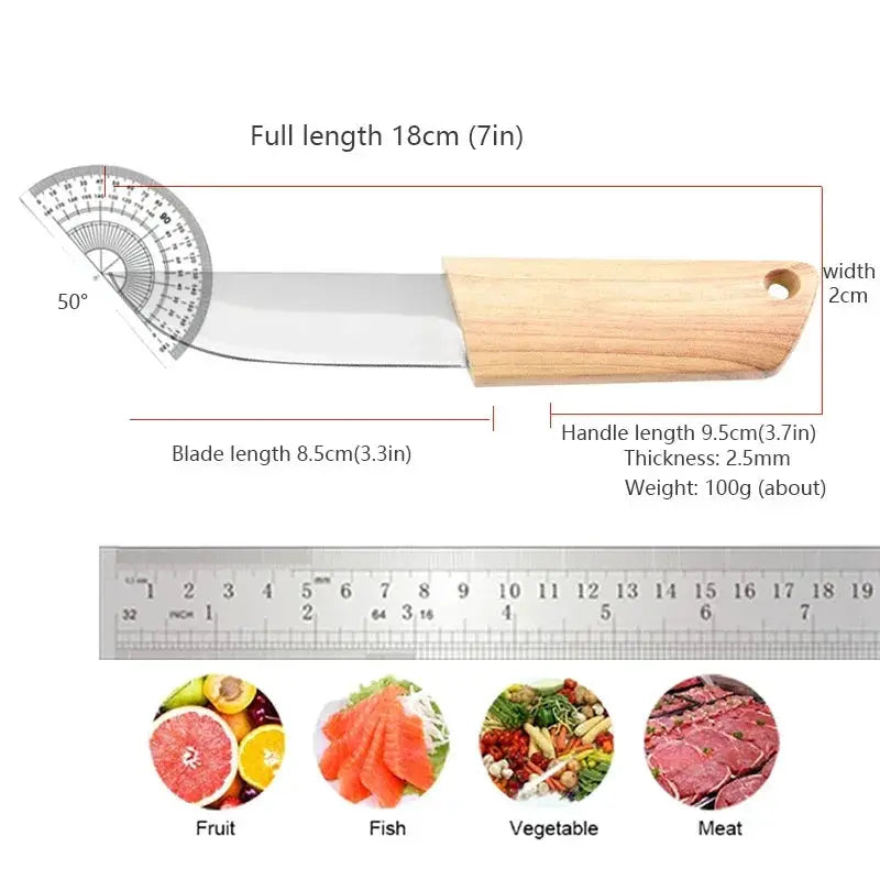 Stainless Steel Kitchen Utility Knife For Fish And Barbecue