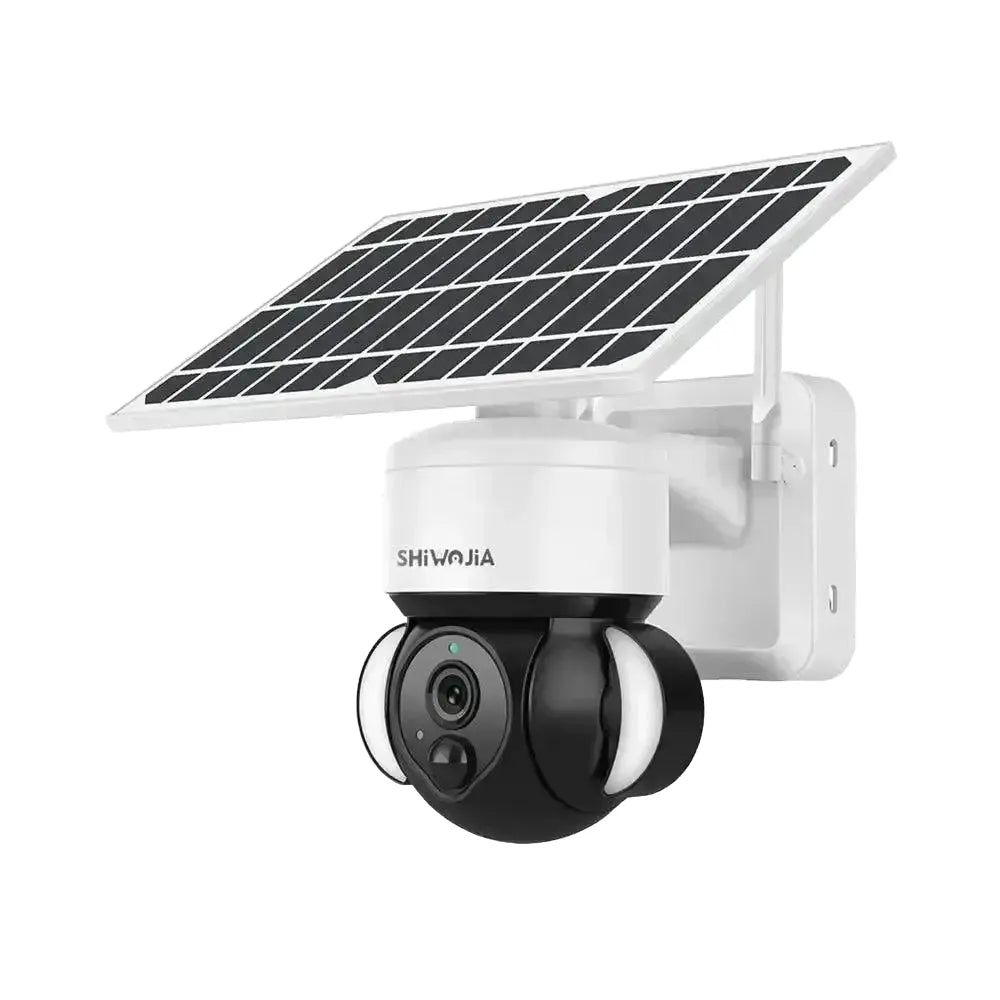Security Camera for Small Biz Solar — 3MP WHITE WIFI 64GB