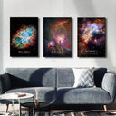Space Canvas Print - Vibrant Galaxy Wall Art