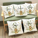 Personalized Animal Name Pillowcase Eco-Friendly Polyester Cover