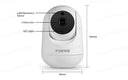 Fuers 5MP WiFi Camera Tuya Smart Home Indoor Security Monitor
