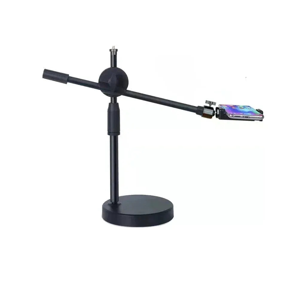 Nail Art Photography Stand With Ring Light For Illumination