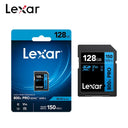 Lexar SDXC 256GB 128GB 64GB SDHC 32GB Memory Card for Camera V30 V10 4K Video Card Original SD Card for Canon Nikon Sony Camera