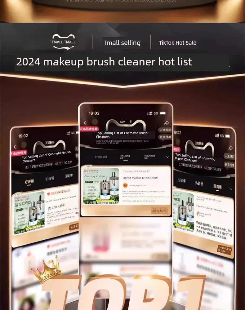 Electric Scrubber for Makeup Brush Cleaning Device - OurLum.com