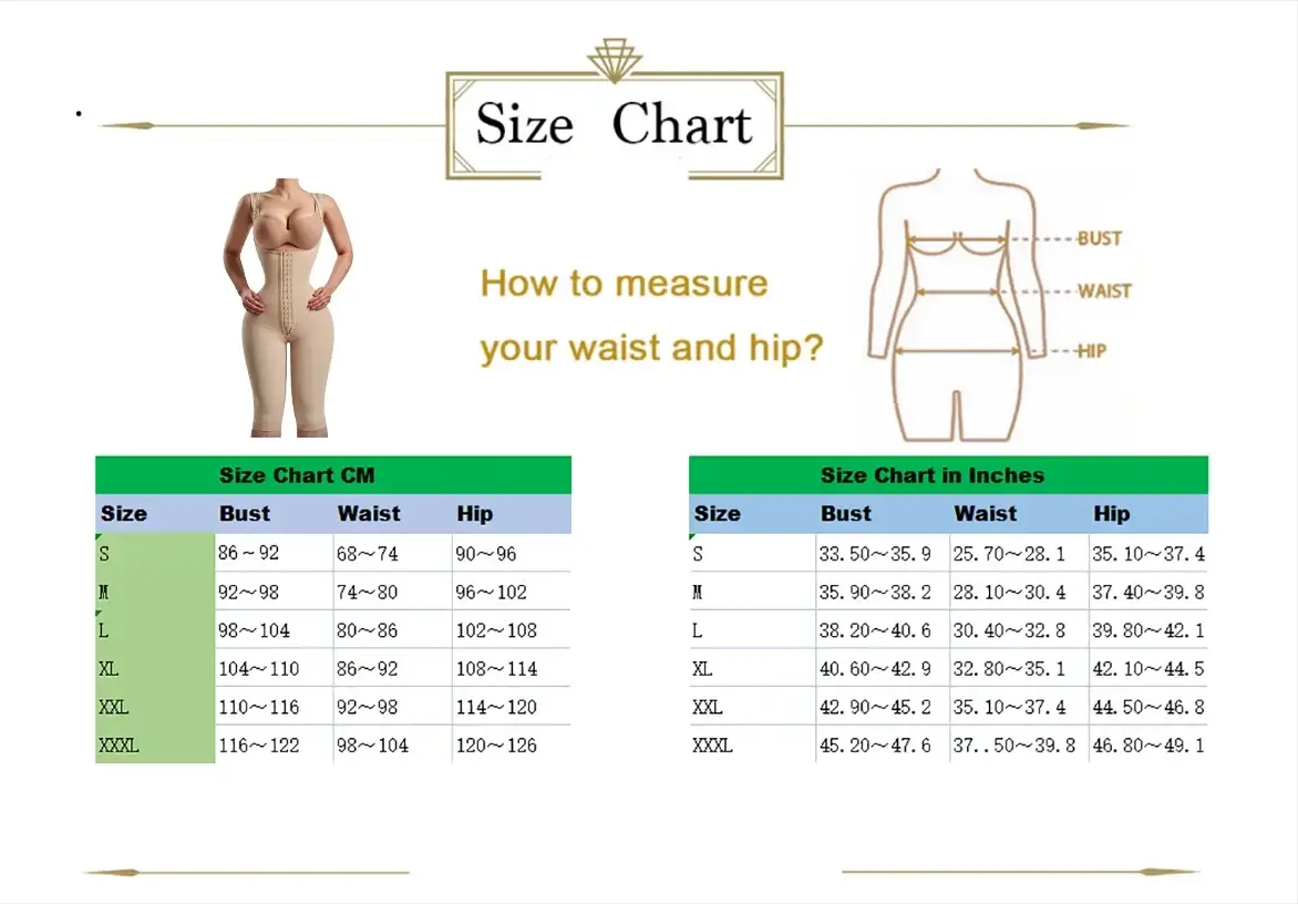 Colombian Shapewear Mid Length With Crotch Zipper Straps
