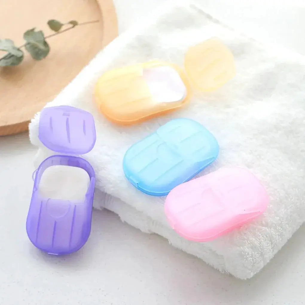 On The Go Scented Soap Paper Travel Cleansing Sheets