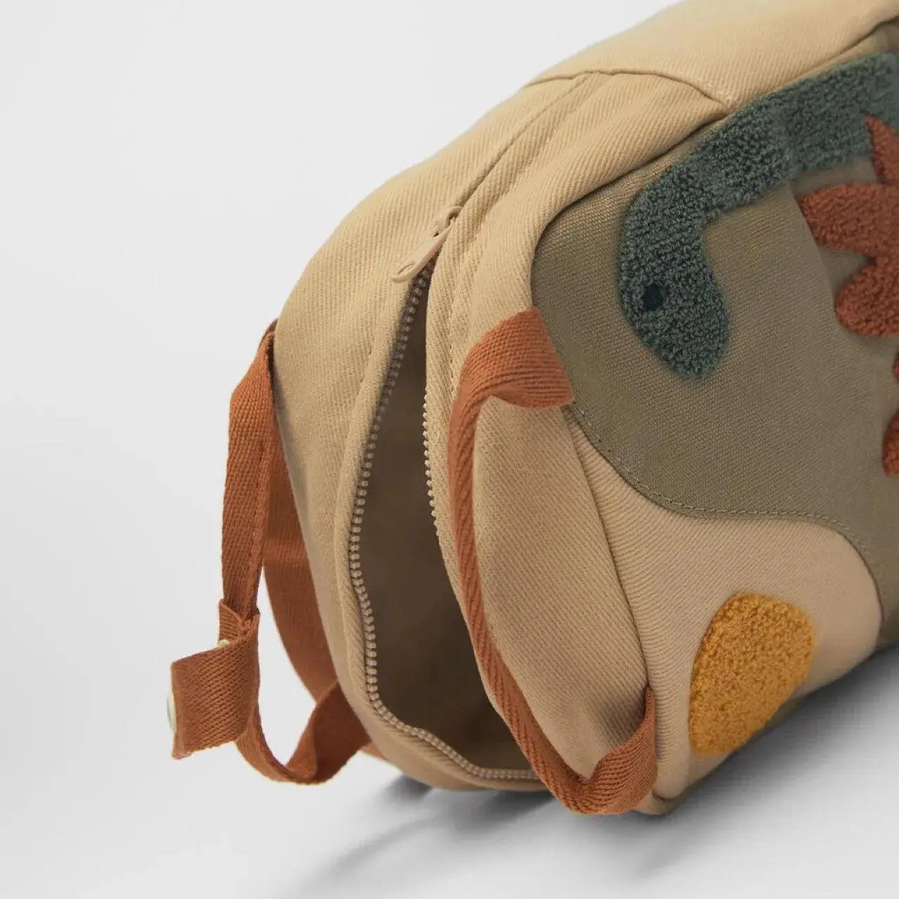 New Embroidery Sun Long Neck Dinosaur Backpack For Kids