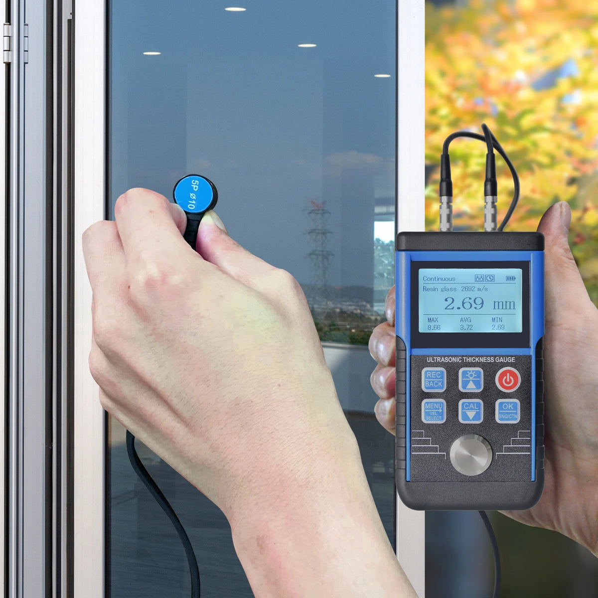 Digital Ultrasonic Thickness Gauge Meters Thickness Paint — product view 5