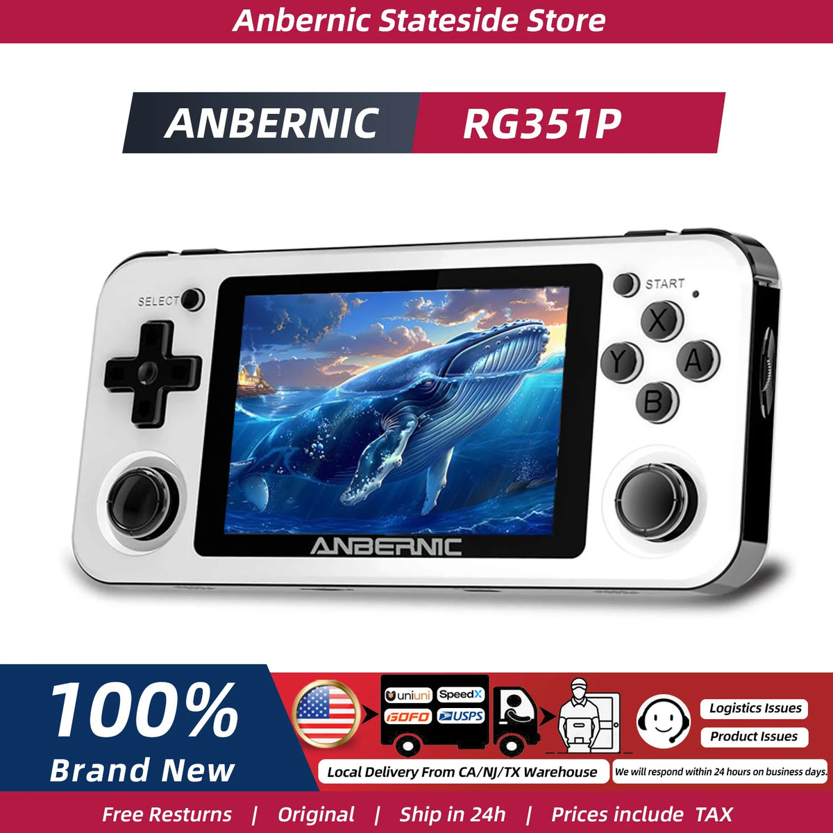 ANBERNIC Handheld Retro Game Console Inch IPS Screen TF Card — product view 1