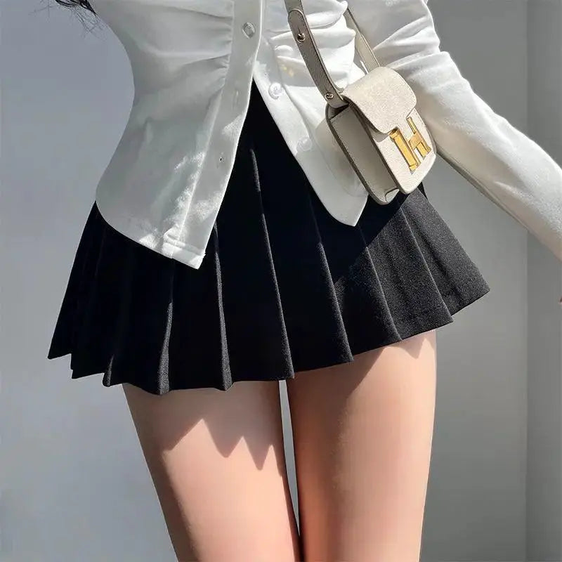 A Line Mini Skirt With Built In Shorts Streetwear Chic