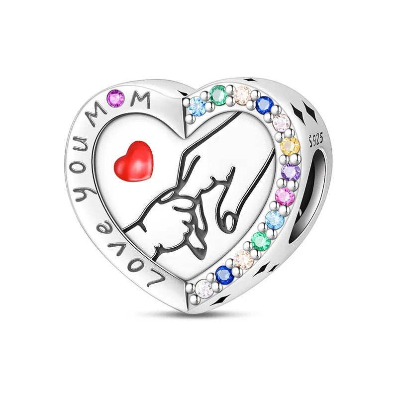 Sterling Silver Charm Beads Mask