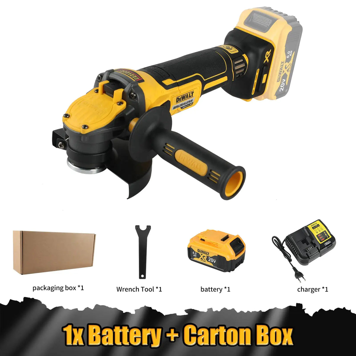20V Brushless Angle Grinder