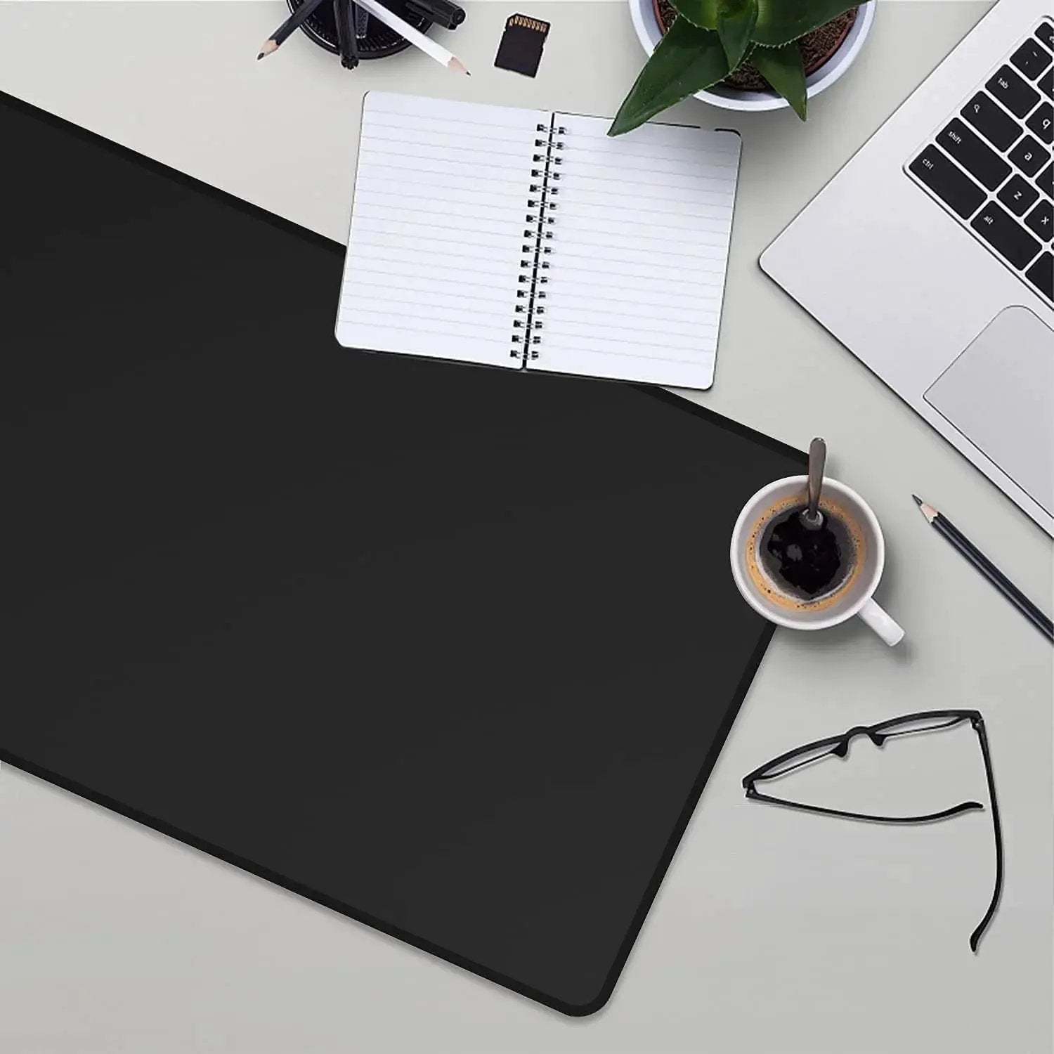 XXL Black Gaming Mouse Pad Large Desk Mat Precision