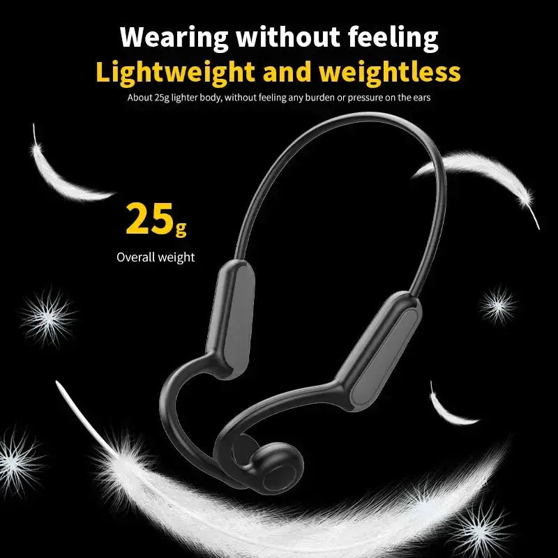 Real Bone Conduction Wireless Sport Headphones Earphones