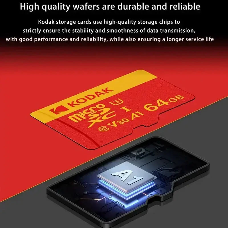 Kodak Micro SD Card Class 10 U3 Memory Card 64GB 128GB 256GB