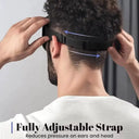 Premium Sleep Mask - 3D Contour Blackout Shield