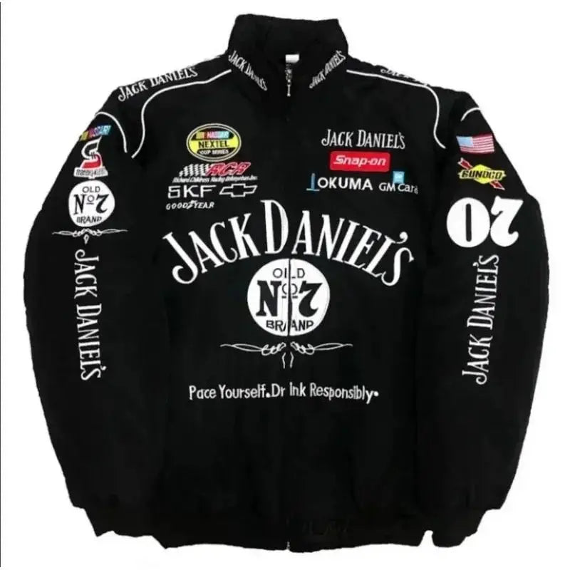F1 Racing Suit Embroidered Long Sleeved Jacket For Couples