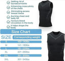 Mens Ice Silk Compression Shaping Vest for Fitness Control