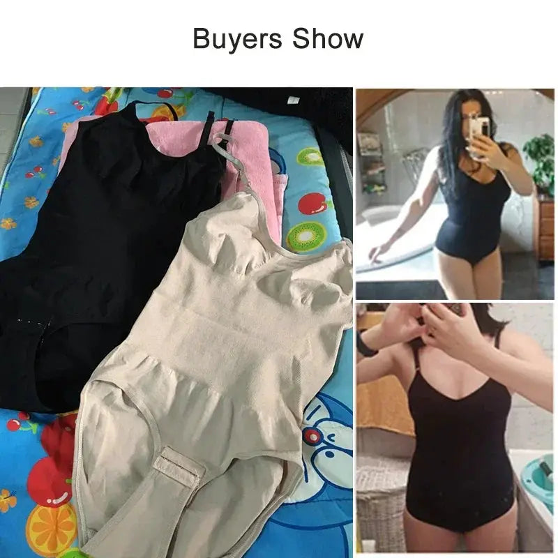 Breathable Plus Size Shapewear Bodysuit for Tummy Control