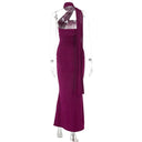 Elegant Evening Gown for Halter Neck