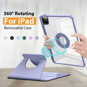 Magnetic Case For Ipad Pro 13 11 12.9 2024 360 Rotation Cover