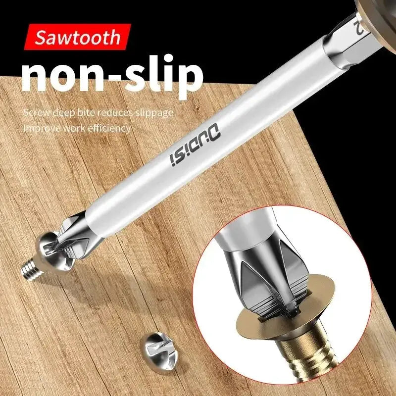 6 Pcs Non Slip Magnetic Cross Head Driver Screw Set