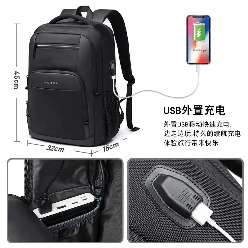 Bange Mens Designer Laptop Bag For Business And Travel