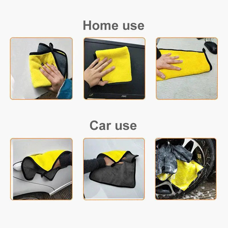 Ultimate Soft Microfiber Car Towel Set For Effortless Care