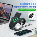 Magnetic Wireless Charger - Charges 3 Devices