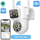 4K Outdoor Dual Lens Camera for Home Use