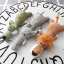 Donkey Plush Toy for Dogs with Squeaker