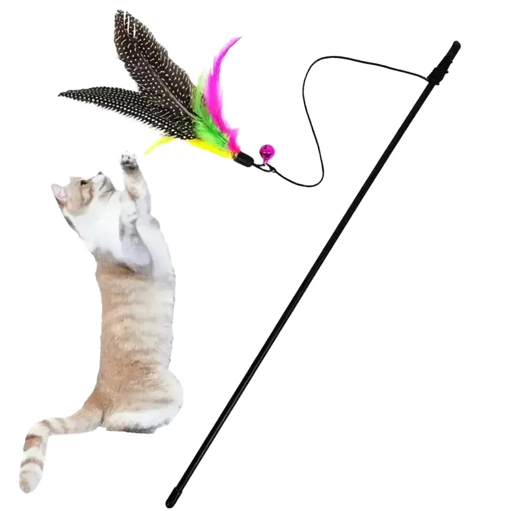 Cat Teaser Rod Toy for Cats Active Play — A style 1pcs