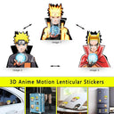NARUTO Anime 3D Motion Lenticular Waterproof Stickers Set