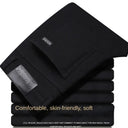 Straight Stretch Classic Blue Black Men's Jeans for Comfort