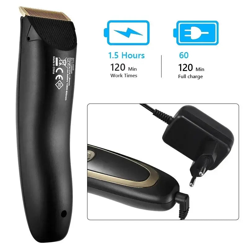Professional Barber Electric Hair Trimmer LED Display