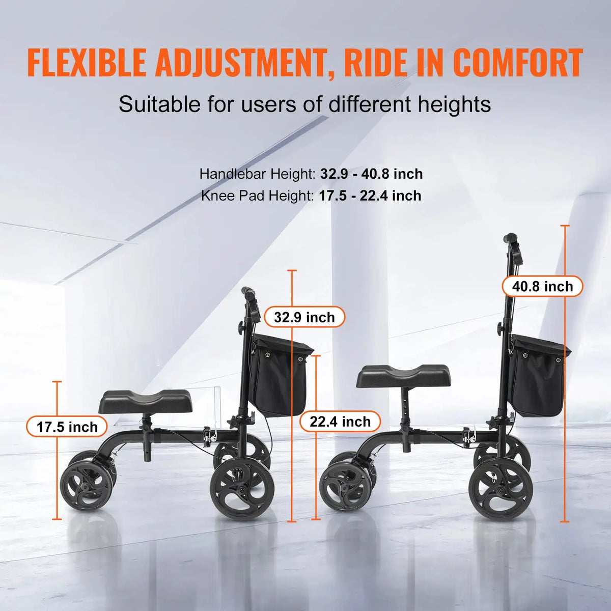 Foldable Heavy Duty Knee Walker — product image 3