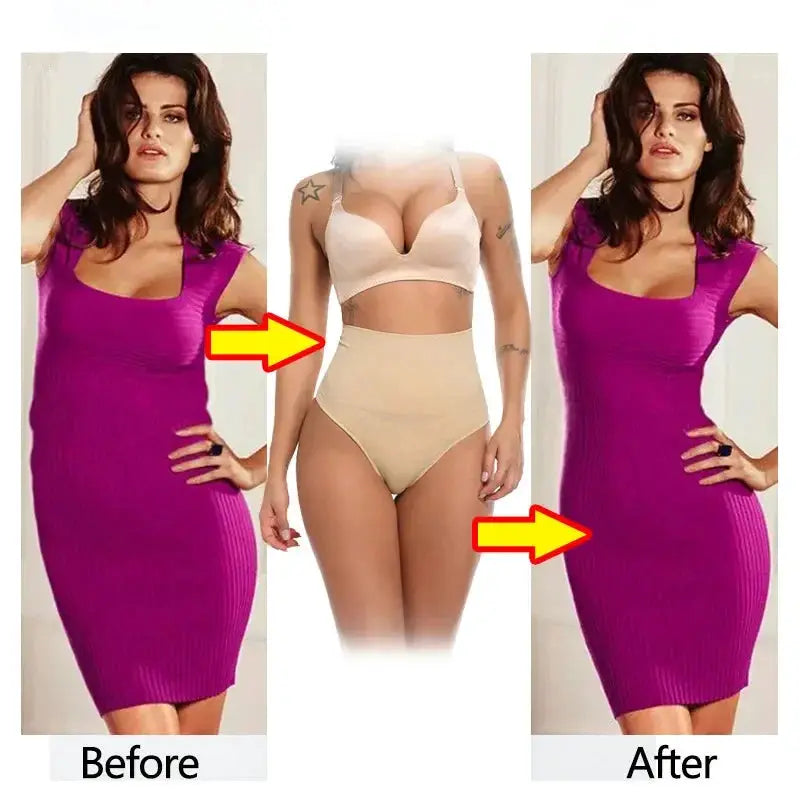 High Waist Thong Shaper For Women Tummy Control Butt Lifter