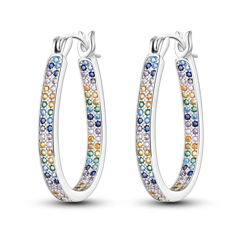 Mula Earring Sterling Silver Sparkling