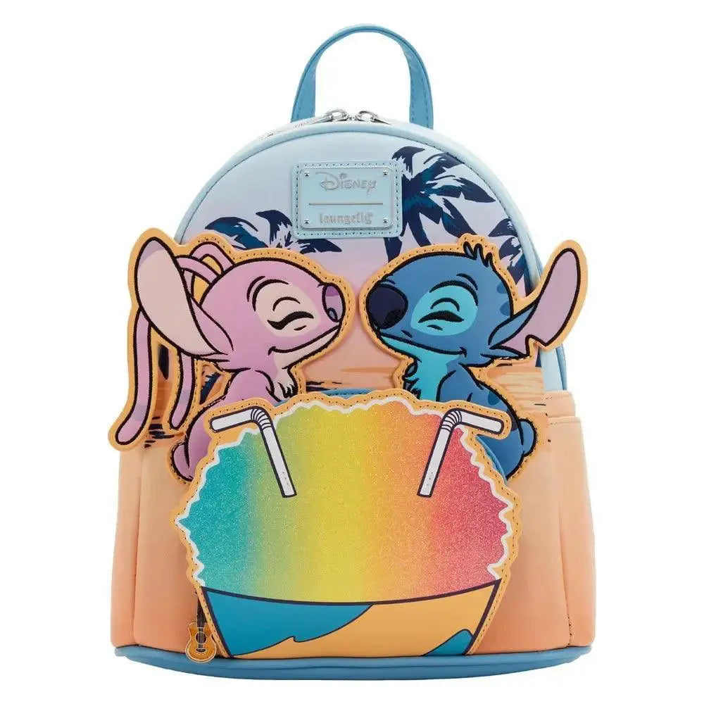 Durable Stitch Cartoon Backpack for Fans — Light Green