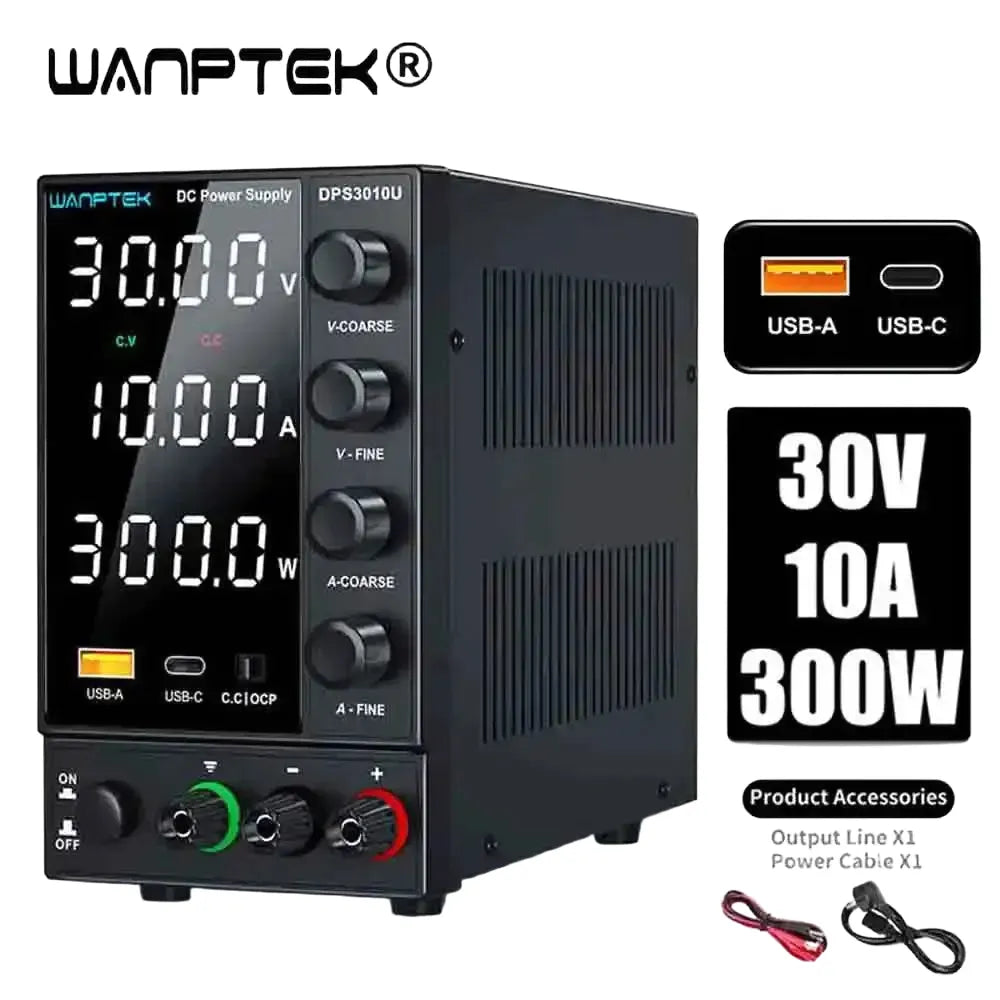 Wanptek DC Power Supply - Reliable Output — product view 1