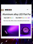 Bright DMX512 LED Par Lights for Stages