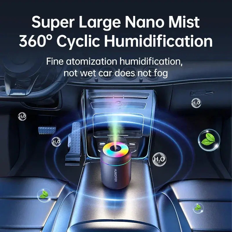 180ML Portable USB Aroma Humidifier With LED Lights